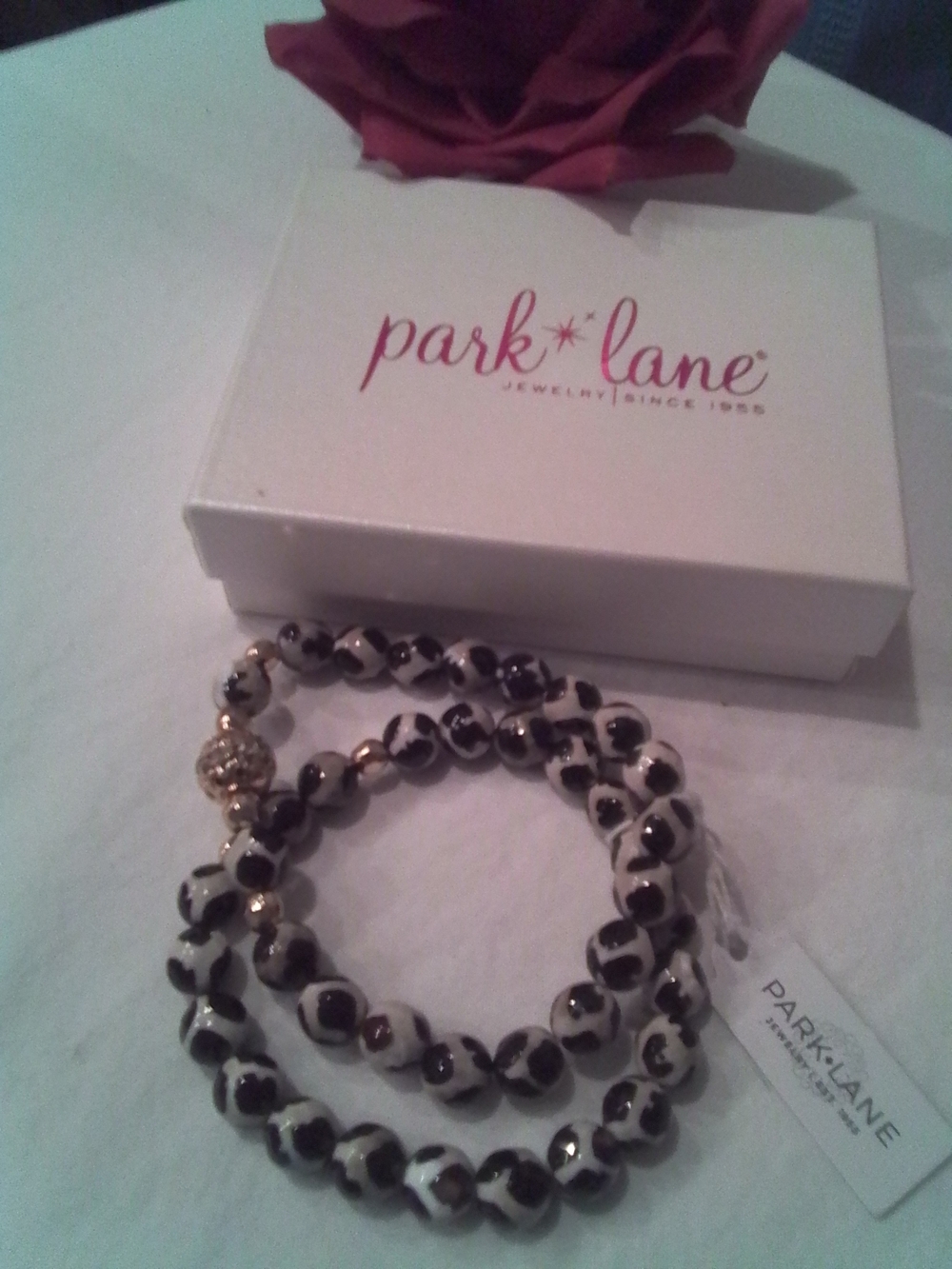 Park Lane NWT Safari Dual Set Hand Painted Stretch Bracelets